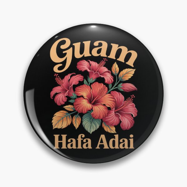 Item preview, Guam Hafa Adai Hibiscus Floral designed and sold by Slwankol.