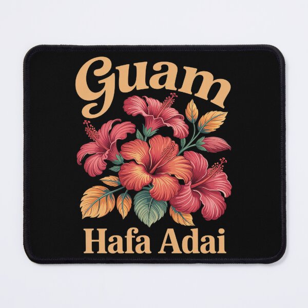 Item preview, Guam Hafa Adai Hibiscus Floral designed and sold by Slwankol.