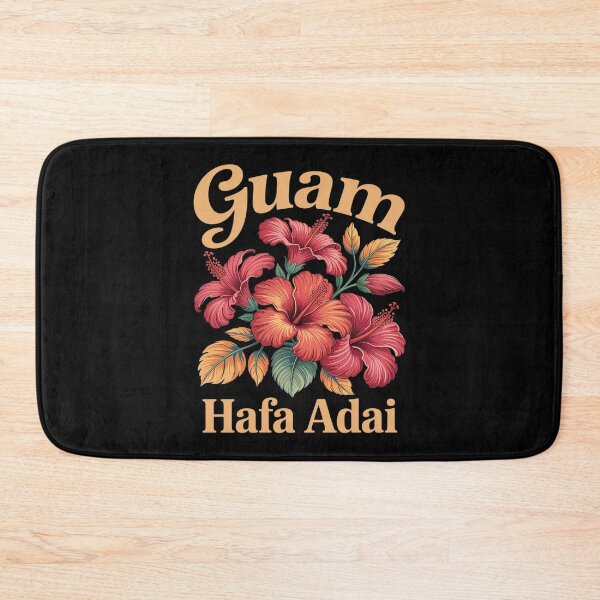Item preview, Guam Hafa Adai Hibiscus Floral designed and sold by Slwankol.