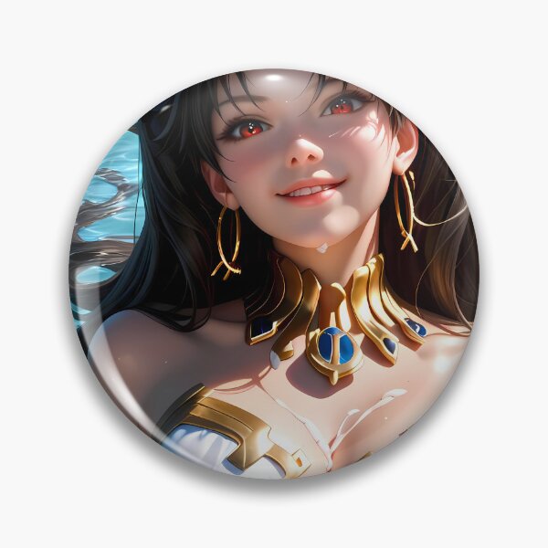 Item preview, Archer Ishtar Fate Grand Order Anime Girl Waifu Ocean Blue Water Radiant Glow designed and sold by CarlosBender.