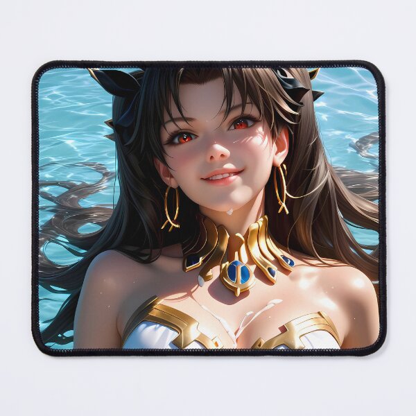 Item preview, Archer Ishtar Fate Grand Order Anime Girl Waifu Ocean Blue Water Radiant Glow designed and sold by CarlosBender.