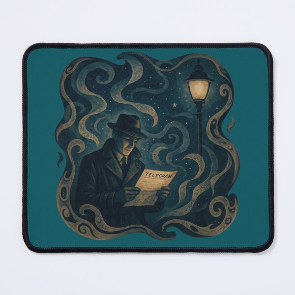 Item preview, Midnight Telegram Under Whispering Smoke designed and sold by EdvvinStudios.