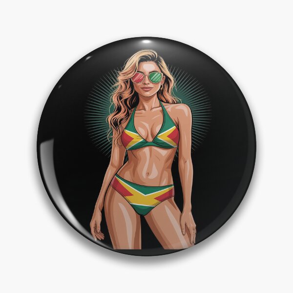 Item preview, Guyanese Flag Bikini Women Outfit Souvenirs Guyana designed and sold by Slwankol.