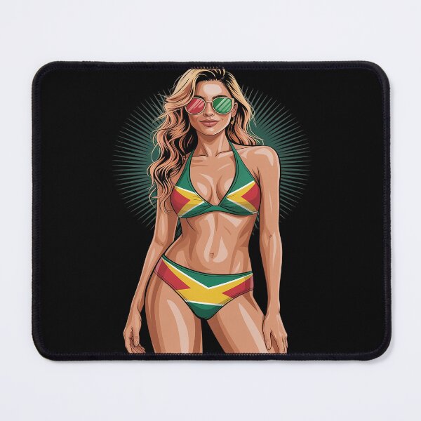 Item preview, Guyanese Flag Bikini Women Outfit Souvenirs Guyana designed and sold by Slwankol.