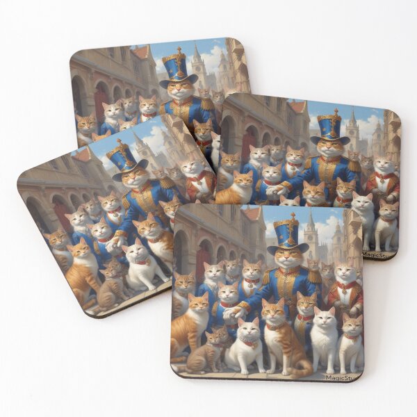 Item preview, Royal Cat Family designed and sold by BlazieBee.