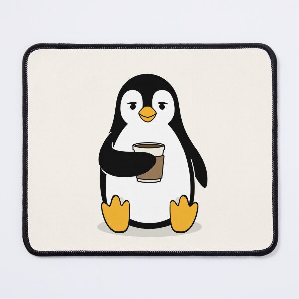 Item preview, Cute Penguin Holding a Cup Illustration designed and sold by Dojo319.