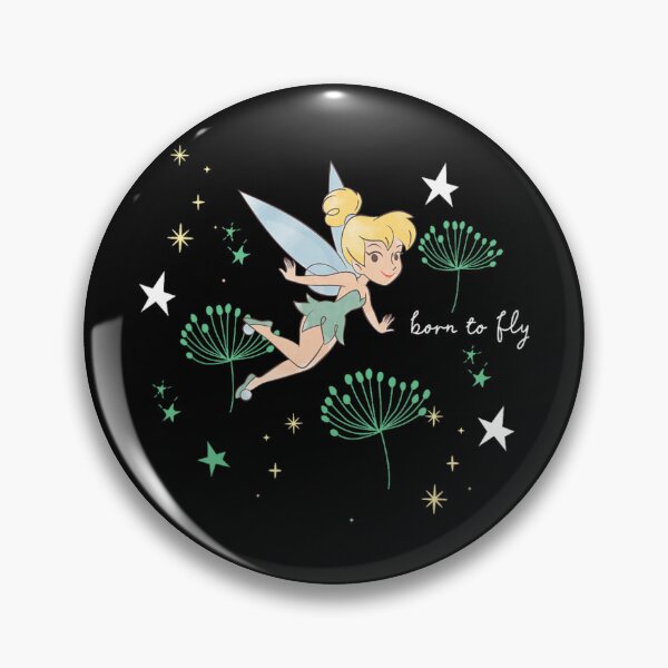 Item preview, Tinker Bell Born To Fly Magical Fairy Retro Big Logo designed and sold by jehllutkes.