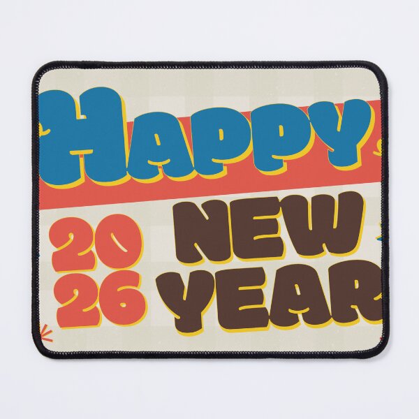 Item preview, Happy New Year 2026 Greeting Card with Bright Colors and Fun Design designed and sold by FestivityFinds.