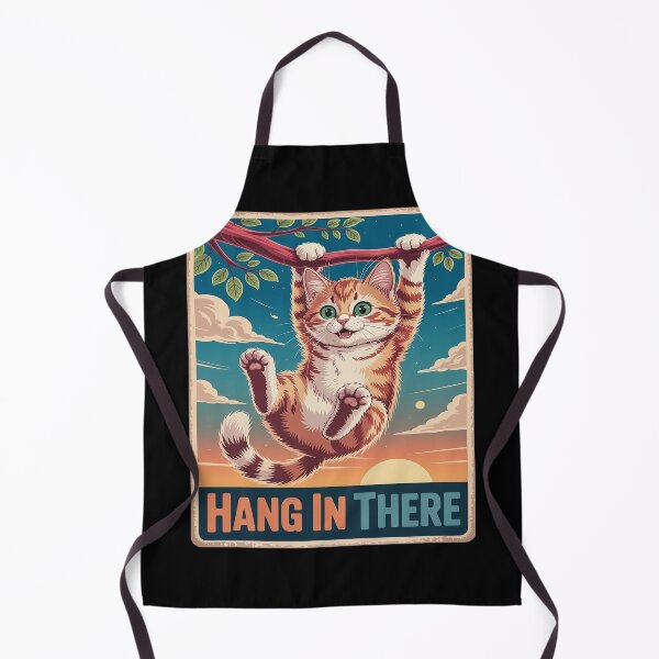 Item preview, Hang I n There Cat Hanging On A Tree Branch Animals designed and sold by Slwankol.