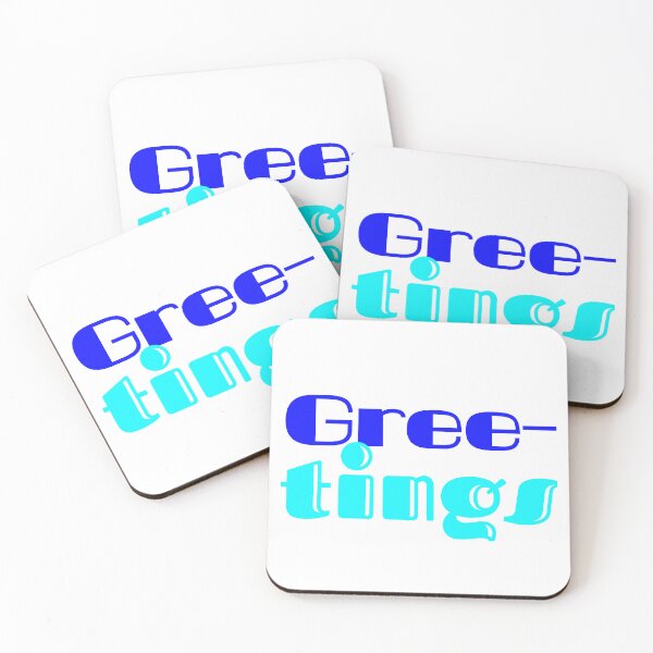 Item preview, Gree-tings Funny Greek Hello Pun T-Shirt  designed and sold by Faali950.