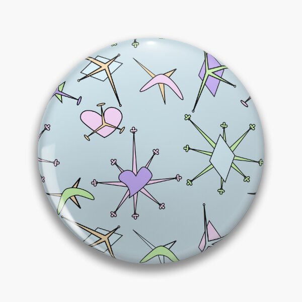 Item preview, hearts, diamonds, and stars, blue background designed and sold by mntimg.