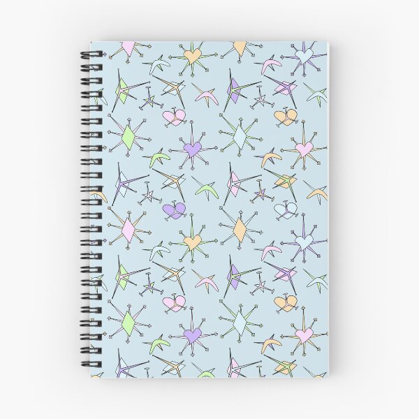 Item preview, hearts, diamonds, and stars, blue background designed and sold by mntimg.