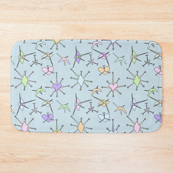 Item preview, hearts, diamonds, and stars, blue background designed and sold by mntimg.