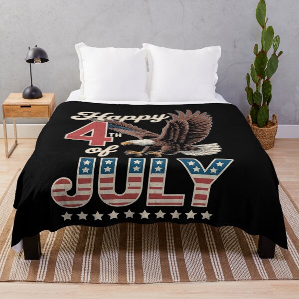 Item preview, Happy 4th Of July Patriotic American Flag USA Bald Eagle designed and sold by genkihikki.