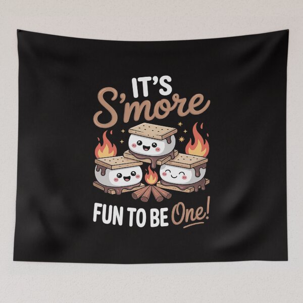 Item preview, Birthday Campfire Marshmallow It's S'more To Be One 1st designed and sold by chaeningplan.