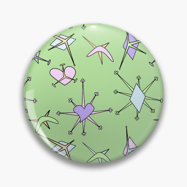 Item preview, hearts, diamonds, and stars, green background designed and sold by mntimg.