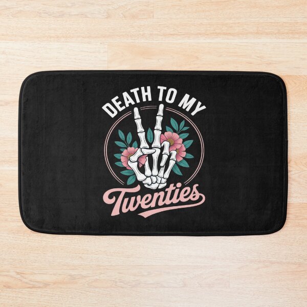 Item preview, Death To My Twenties Funny R.I.P 20s, 30th Birthday Skeleton designed and sold by katherintration.