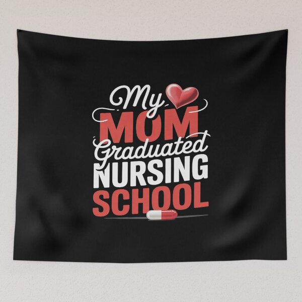 Item preview, My Mom Graduated Nursing School designed and sold by SIGORDESIGN.