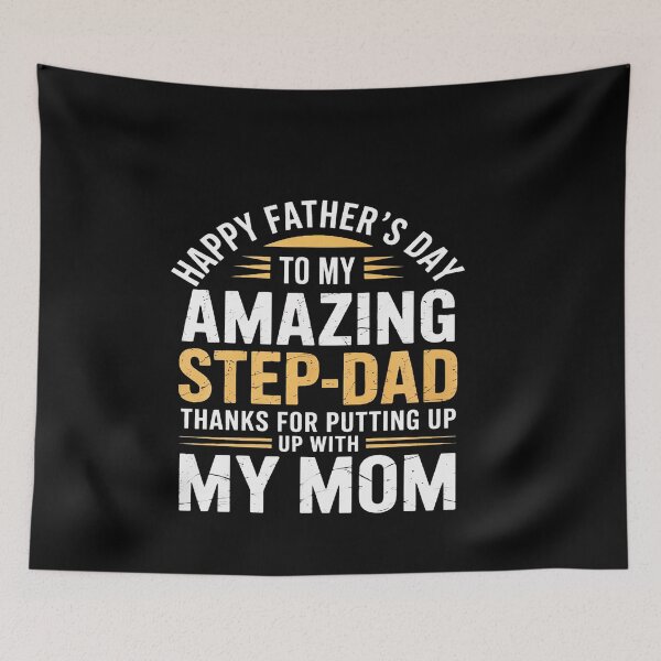 Item preview, Happy father's day step dad designed and sold by genkihikki.