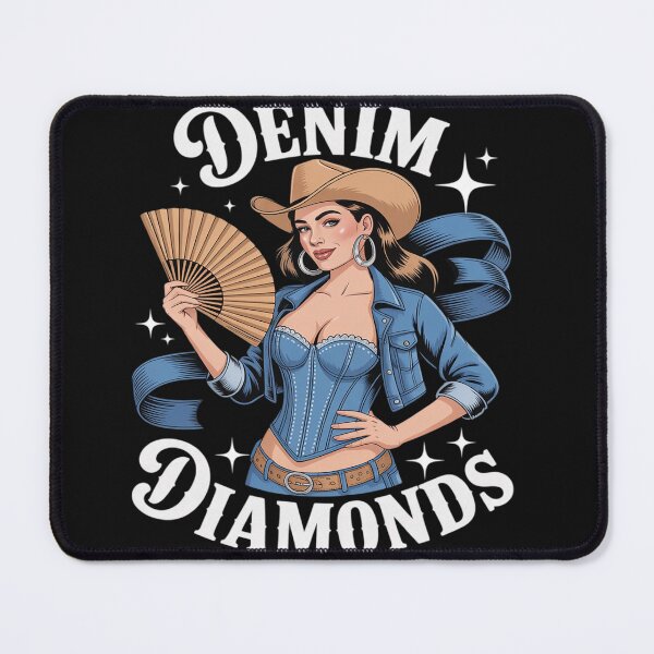 Item preview, Denim and Diamonds African Melanin Cowgirls Western Rodeo designed and sold by katherintration.