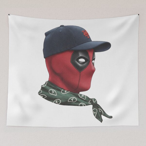 Item preview, Urban Deadpool Art - Superhero Streetwear Baseball Cap Graphic designed and sold by ALXS-GRAPHICS.