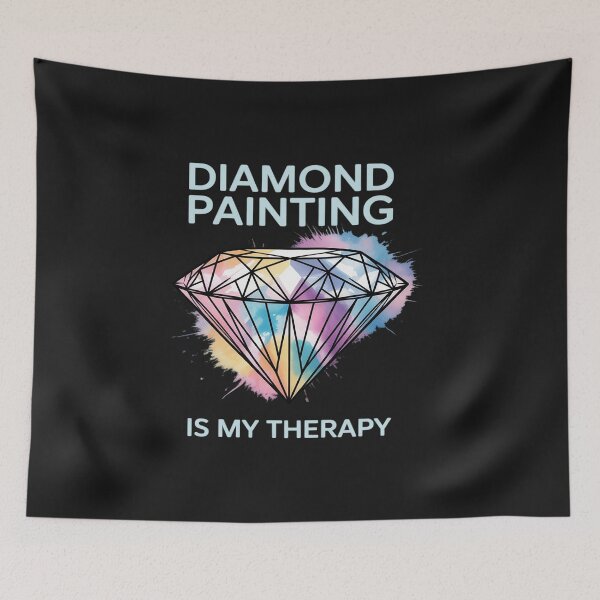 Item preview, Diamond Painting is My Therapy Funny Diamond Art Lovers designed and sold by katherintration.