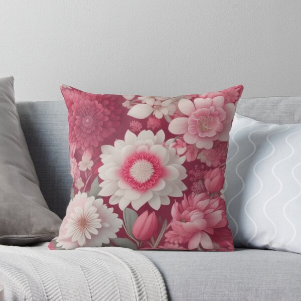Item preview, Pink and White Dahlia Floral Illustration designed and sold by FANTASTIC-N.