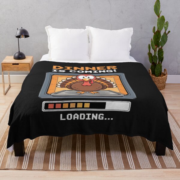 Item preview, Dinner Is Coming Funny Thanksgiving Turkey Loading Humor designed and sold by katherintration.
