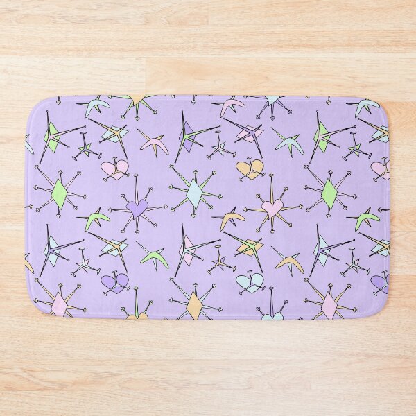 Item preview, hearts, diamonds, and stars, lilac background designed and sold by mntimg.