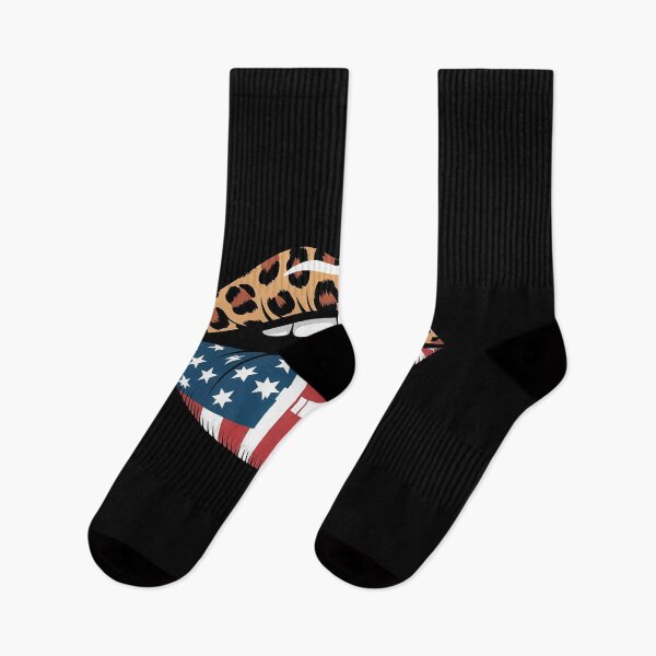 Item preview, American Flag Sexy Lips Leopard Patriotic USA 4th Of July designed and sold by Moxizz.
