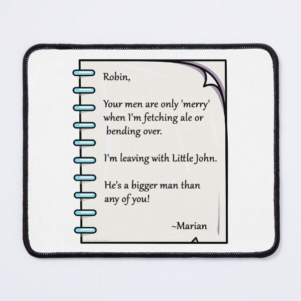 Item preview, Robin Hood and Maid Marian Break Up designed and sold by TeeZenDesigns.