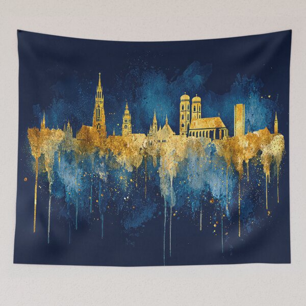 Item preview, Munich Germany Skyline designed and sold by Elisabeth Lucas.