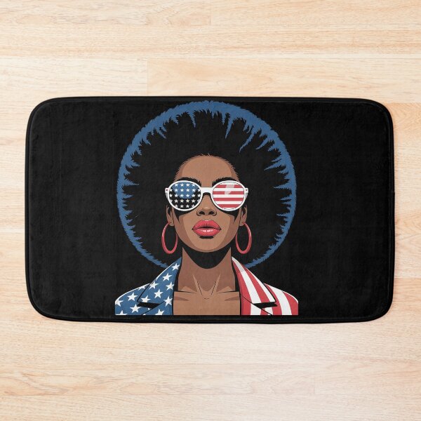 Item preview, Black African American Women US Flag Patriotic 4th Of July designed and sold by Moxizz.