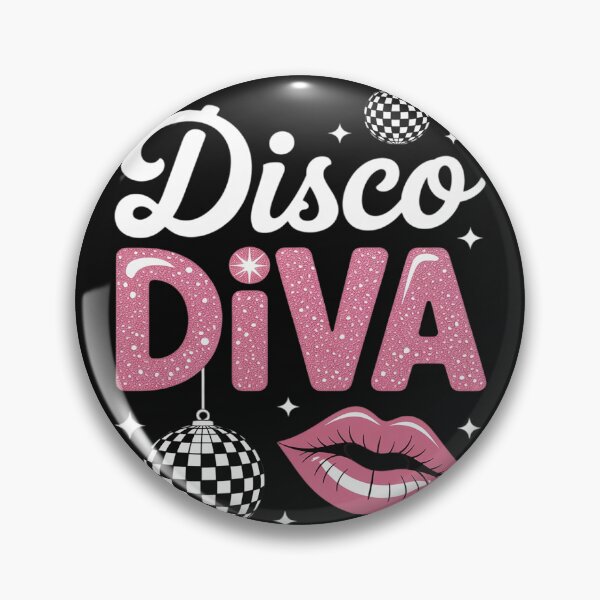 Item preview, Disco Diva Ladies Disco Gold Ball Silver Red Lips designed and sold by LegendsArt75.