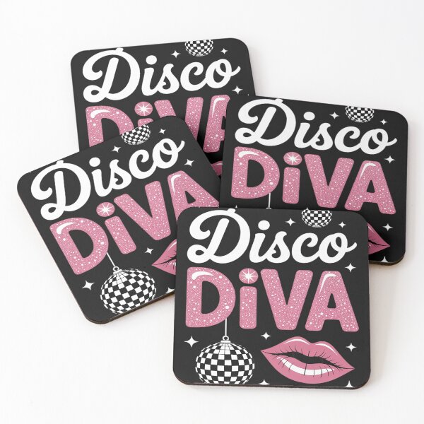 Item preview, Disco Diva Ladies Disco Gold Ball Silver Red Lips designed and sold by LegendsArt75.