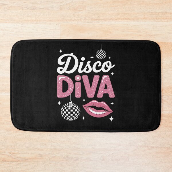 Item preview, Disco Diva Ladies Disco Gold Ball Silver Red Lips designed and sold by LegendsArt75.