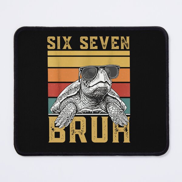 Item preview, Cool Retro Turtle 67 6 7 Six Seven Bruh Tee designed and sold by LashondaGreen89.