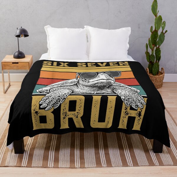 Item preview, Cool Retro Turtle 67 6 7 Six Seven Bruh Tee designed and sold by LashondaGreen89.