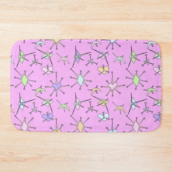 Item preview, hearts, diamonds, and stars, pink background designed and sold by mntimg.