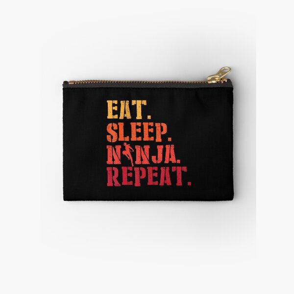 Item preview, Eat Sleep Ninja Repeat Shadow Warrior Ninja Fighter designed and sold by reeneregen.