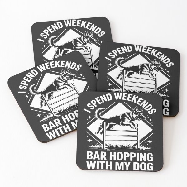 Item preview, Dog Agility Handler - Bar Hopping - Dog Agility designed and sold by LegendsArt75.