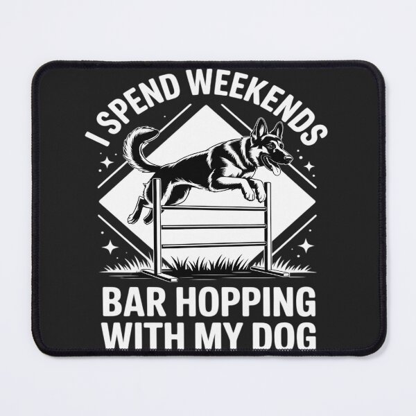 Item preview, Dog Agility Handler - Bar Hopping - Dog Agility designed and sold by LegendsArt75.
