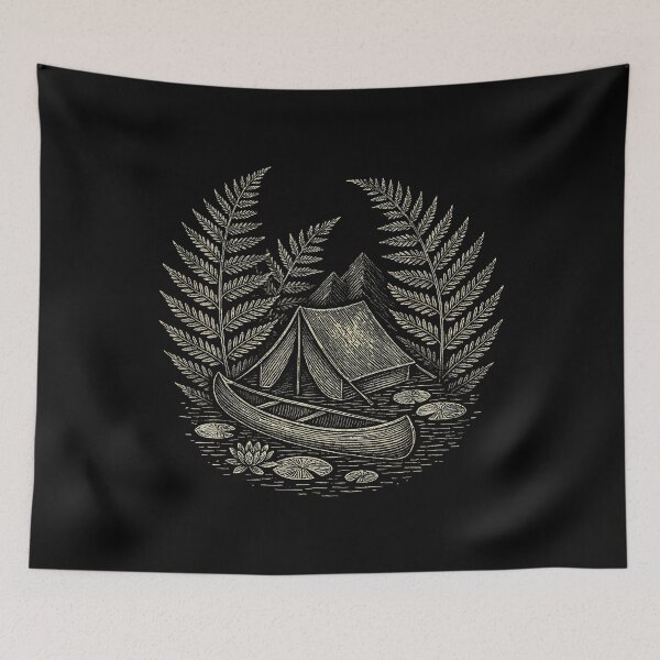 Item preview, Botanical Fern Canoe designed and sold by cordfried3h.