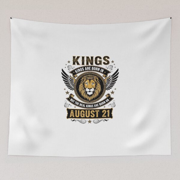 Item preview, Real Kings Born August 21st Birthday designed and sold by Thetund.