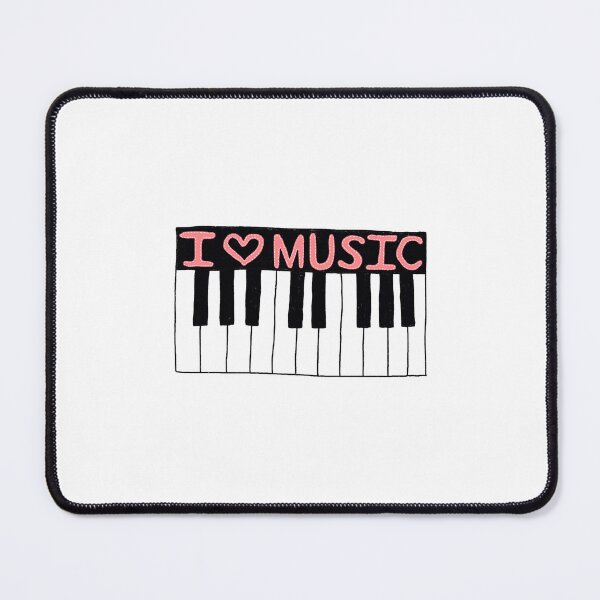 Item preview, i love music piano designed and sold by doodlemold.