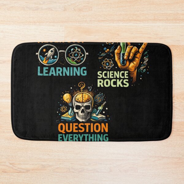 Item preview, Science Rocks T-Shirt – Never Stop Learning & Question Everything | STEM Inspiration Design designed and sold by NomadUSArt.