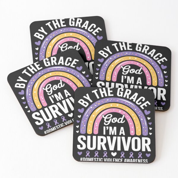 Item preview, Domestic Violence Awareness I'm A Survivor Ribbon designed and sold by LegendsArt75.