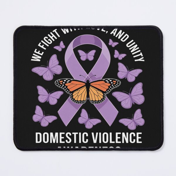 Item preview, Domestic Violence Awareness Purple Ribbon Love Hope Unity designed and sold by LegendsArt75.