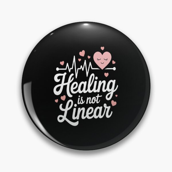Item preview, Healing Is Not Linear – Mental Health Awareness designed and sold by ProudForFunny.