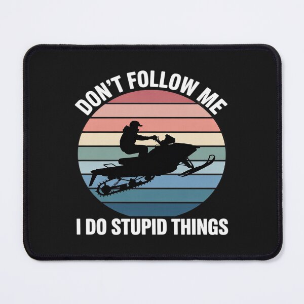 Item preview, Don’t Follow Me Vintage Snowmobile Lover Riders designed and sold by LegendsArt75.
